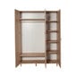 Vaatekaappi Kalune Design Wardrobe 863 (VI), 135 cm, tammi/keltainen hinta ja tiedot | Kaapit | hobbyhall.fi