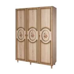 Vaatekaappi Kalune Design Wardrobe 863 (VI), 135 cm, tammi/ruskea hinta ja tiedot | Kaapit | hobbyhall.fi