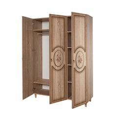 Vaatekaappi Kalune Design Wardrobe 863 (VI), 135 cm, tammi/ruskea hinta ja tiedot | Kaapit | hobbyhall.fi