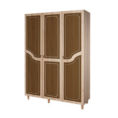 Vaatekaappi Kalune Design Wardrobe 863 (VI), 135 cm, tammi/tummanruskea hinta ja tiedot | Kaapit | hobbyhall.fi