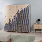 Vaatekaappi Kalune Design Wardrobe 863 (II), 180 cm, tammi/sininen hinta ja tiedot | Kaapit | hobbyhall.fi