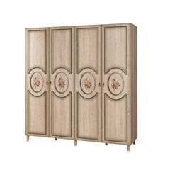 Vaatekaappi Kalune Design Wardrobe 863 (II), 180 cm, tammi/vihreä hinta ja tiedot | Kaapit | hobbyhall.fi