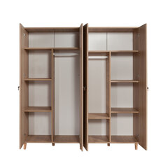 Vaatekaappi Kalune Design Wardrobe 863 (II), 180 cm, tammi/tummansininen hinta ja tiedot | Kaapit | hobbyhall.fi