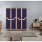 Vaatekaappi Kalune Design Wardrobe 863 (II), 180 cm, tammi/tummansininen hinta ja tiedot | Kaapit | hobbyhall.fi