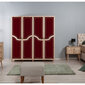 Vaatekaappi Kalune Design Wardrobe 863 (II), 180 cm, tammi/punainen hinta ja tiedot | Kaapit | hobbyhall.fi