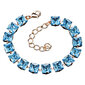 Rannekoru Princess (Aquamarine Blue) Swarovski-kiteillä hinta ja tiedot | Rannekorut | hobbyhall.fi