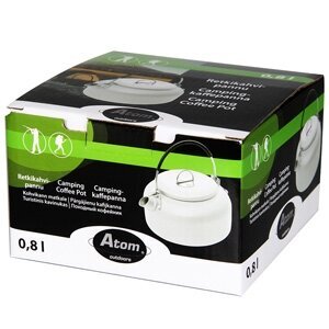 Atom Outdoors 0.8l Tourist vedenkeitin hinta ja tiedot | Retkiastiat | hobbyhall.fi