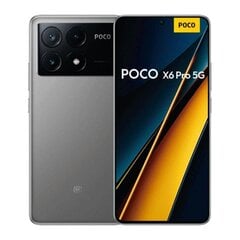 POCO X6 Pro 5G 12/512GB Grey hinta ja tiedot | Matkapuhelimet | hobbyhall.fi