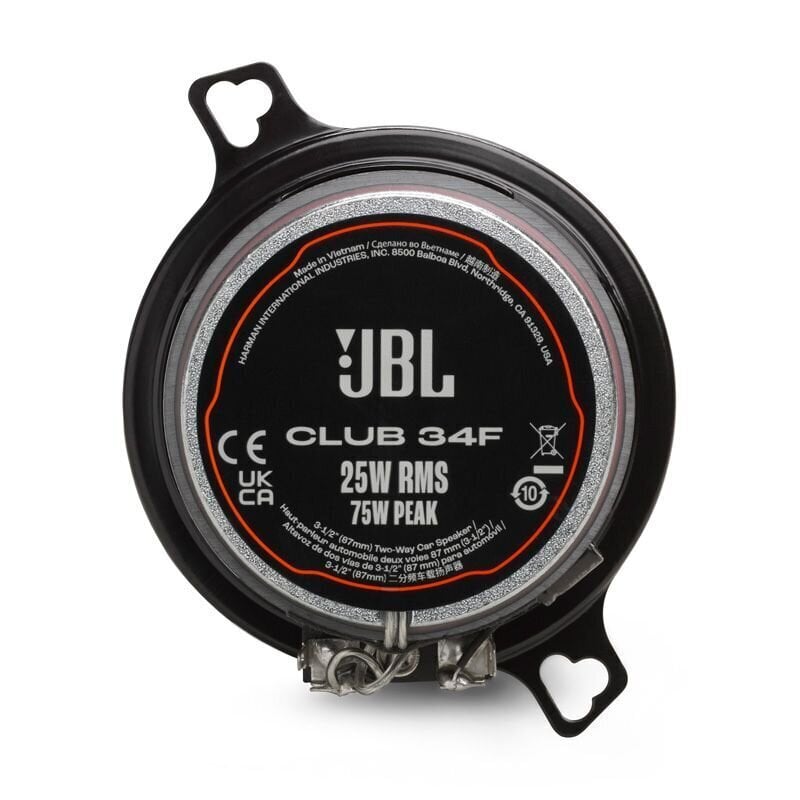 JBL Club 34F SPKCB34F, musta hinta ja tiedot | Autokaiuttimet | hobbyhall.fi