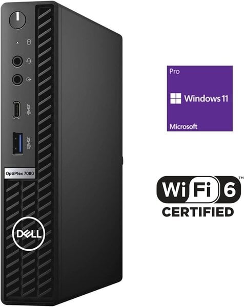 DELL OptiPlex 7080 MFF Intel® Core™ i5-10500T, 8GB RAM, 256GB SSD, 2 x DP, HDMI, WiFi, BT, Windows 10 Pro Open Box!!!