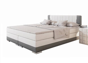 Lova SalesFever Bed, 200x200 cm, balta/pilka hinta ja tiedot | Sängyt | hobbyhall.fi