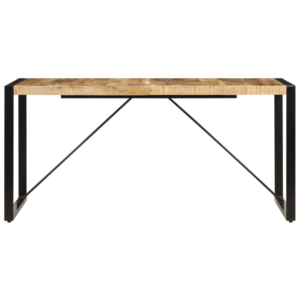 vidaXL Ruokapöytä 160x80x75 cm mangopuu hinta ja tiedot | Ruokapöydät | hobbyhall.fi