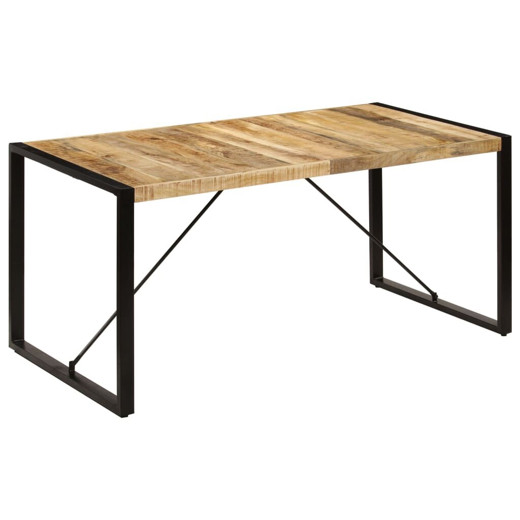 vidaXL Ruokapöytä 160x80x75 cm mangopuu hinta ja tiedot | Ruokapöydät | hobbyhall.fi