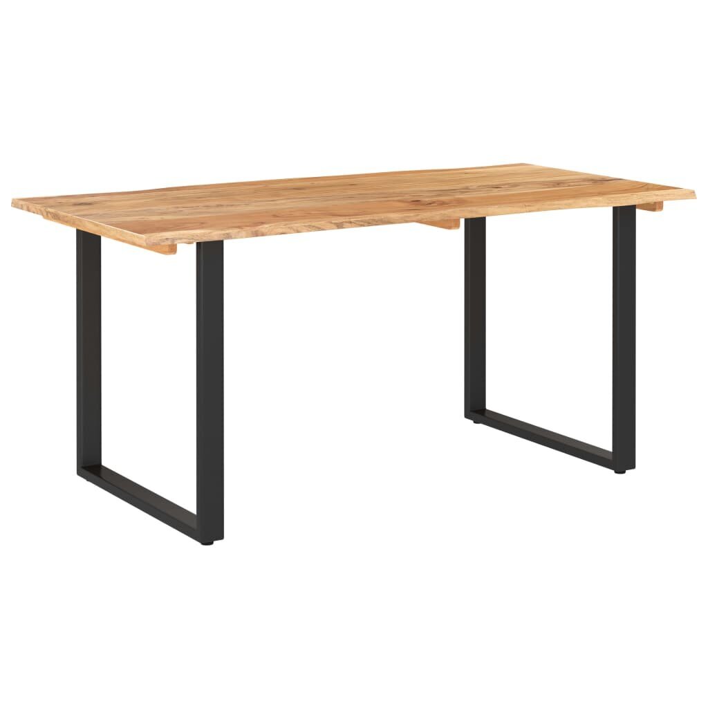 vidaXL Ruokapöytä 154x80x76 cm täysi akaasiapuu hinta ja tiedot | Ruokapöydät | hobbyhall.fi