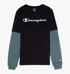 Champion lasten pitkähihainen T-paita 305367-KK003 musta 305367-KK003-XXL hinta ja tiedot | Tyttöjen neuleet, liivit ja jakut | hobbyhall.fi