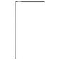 vidaXL Walk-in Suihkun seinäke kirkas karkaistu lasi 100x195 cm hinta ja tiedot | Suihkuseinät ja -ovet | hobbyhall.fi