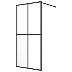 vidaXL Walk-in Suihkun seinäke kirkas karkaistu lasi 100x195 cm hinta ja tiedot | Suihkuseinät ja -ovet | hobbyhall.fi