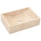 vidaXL Pesuallas 45x30x12 cm marmori korkeakiilto kerma hinta ja tiedot | Pesualtaat | hobbyhall.fi