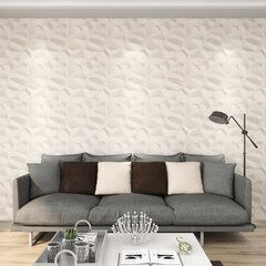 vidaXL Seinäpaneelit 12 kpl kolmiulotteinen 0,5x0,5 m 3 m² hinta ja tiedot | Sisustuspaneelit | hobbyhall.fi