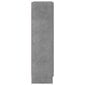 vidaXL Vitriinikaappi betoninharmaa 82,5x30,5x115 cm lastulevy hinta ja tiedot | Vitriinit | hobbyhall.fi