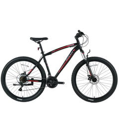 Maastopyörä Bisan 29 MTS4600 MD (PR10010447) musta/punainen (19) hinta ja tiedot | Polkupyörät | hobbyhall.fi