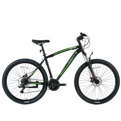 Maastopyörä Bisan 29 MTS4600 MD (PR10010447) musta/vihreä (19) hinta ja tiedot | Polkupyörät | hobbyhall.fi