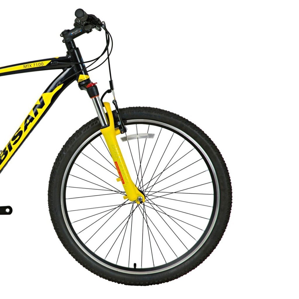 Maastopyörä Bisan 29 MTX7100 (PR10010452) musta/keltainen (17) hinta ja tiedot | Polkupyörät | hobbyhall.fi