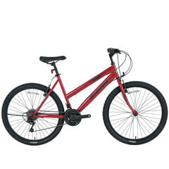 Lasten pyörä Bisan 24 Sentiero (PR10010445) punainen/musta hinta ja tiedot | Polkupyörät | hobbyhall.fi
