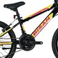 Lasten pyörä Bisan 20 KDX2600 (PR10010392) musta/keltainen/vaaleanpunainen hinta ja tiedot | Polkupyörät | hobbyhall.fi