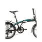Taitettava pyörä Bisan 20 FX3500 TRN (PR10010251) musta/sininen hinta ja tiedot | Polkupyörät | hobbyhall.fi