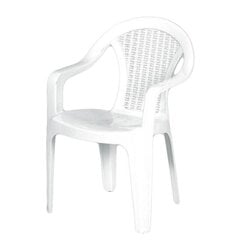 Puutarhatuoli 56x42x78 cm, valkoinen hinta ja tiedot | Puutarhatuolit | hobbyhall.fi