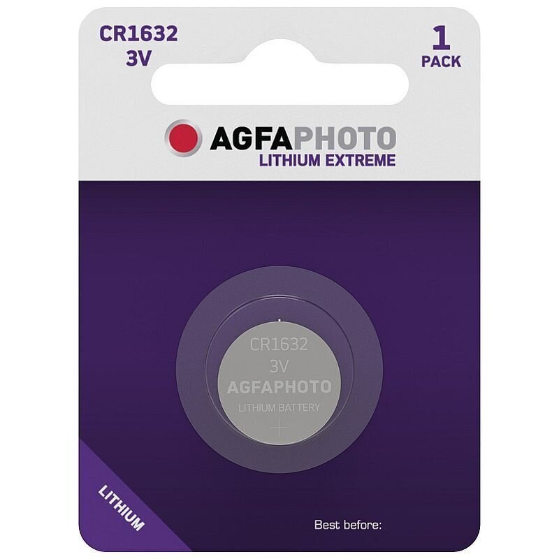 AgfaPhoto Elements CR1632 Lithium 1kpl hinta ja tiedot | Paristot | hobbyhall.fi