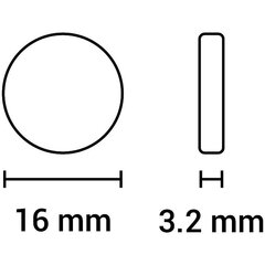 AgfaPhoto Elements CR1632 Lithium 1kpl hinta ja tiedot | AgfaPhoto Kodin remontointi | hobbyhall.fi