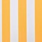 vidaXL Markiisi-/aurinkovarjo auringonkukan keltainen/valkoinen 3x2,5m hinta ja tiedot | Aurinkovarjot ja markiisit | hobbyhall.fi