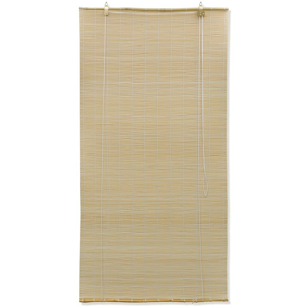 vidaXL Luonnolliset bambu rullaverhot 120 x 160 cm hinta ja tiedot | Kaihtimet | hobbyhall.fi