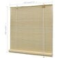 vidaXL Luonnolliset bambu rullaverhot 120 x 160 cm hinta ja tiedot | Kaihtimet | hobbyhall.fi