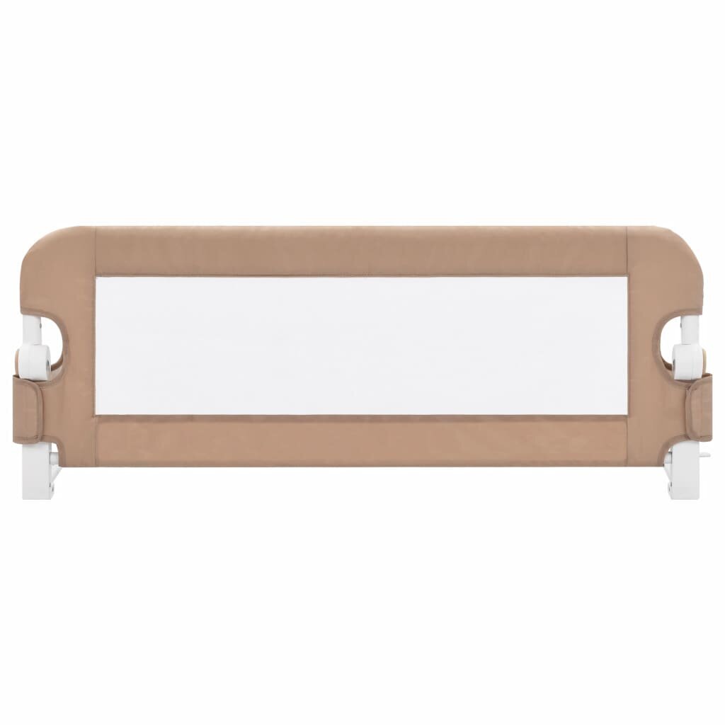 vidaXL Turvalaita sänkyyn taupe 102x42 cm polyesteri hinta ja tiedot | Lasten turvallisuus | hobbyhall.fi