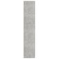vidaXL Kenkäkaappi betoninharmaa 80x35,5x180 cm lastulevy hinta ja tiedot | Kenkäkaapit ja -hyllyt | hobbyhall.fi