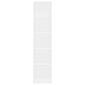 vidaXL 5-tasoinen kirjahylly valkoinen 40x24x175 cm lastulevy hinta ja tiedot | Hyllyt | hobbyhall.fi