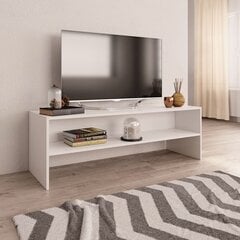 vidaXL TV-taso valkoinen 120x40x40 cm lastulevy hinta ja tiedot | TV-tasot | hobbyhall.fi