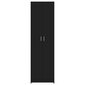 vidaXL Eteisen vaatekaappi musta 55x25x189 cm lastulevy hinta ja tiedot | Kaapit | hobbyhall.fi