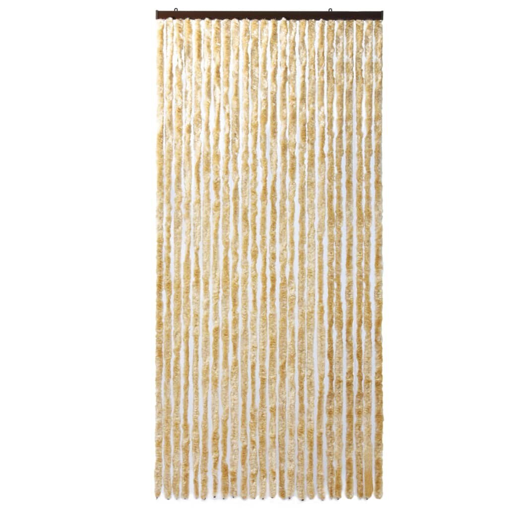 vidaXL Hyönteisverho beige 100x220 cm Chenille hinta ja tiedot | Hyttysverkot | hobbyhall.fi