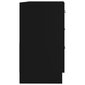 vidaXL Allaskaappi musta 63x30x54 cm lastulevy hinta ja tiedot | Kylpyhuonekalusteet | hobbyhall.fi