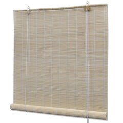 vidaXL Luonnolliset bambu rullaverhot 2 kpl 120x160 cm hinta ja tiedot | Kaihtimet | hobbyhall.fi