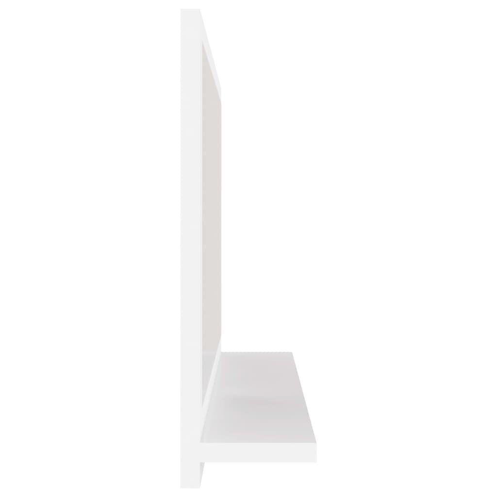 vidaXL Kylpyhuonepeili valkoinen 60x10,5x37 cm lastulevy hinta ja tiedot | Kylpyhuonepeilit | hobbyhall.fi