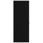 vidaXL Kylpyhuonekaappi musta 30x30x80 cm lastulevy hinta ja tiedot | Kylpyhuonekalusteet | hobbyhall.fi