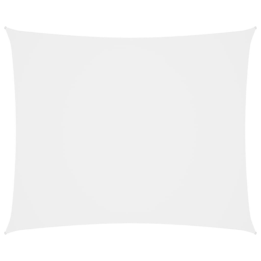 vidaXL Aurinkopurje Oxford-kangas suorakaide 5x6 m valkoinen hinta ja tiedot | Aurinkovarjot ja markiisit | hobbyhall.fi