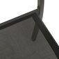 vidaXL Puutarhatuolit 2 kpl textilene ja teräs musta ja antrasiitti hinta ja tiedot | Puutarhatuolit | hobbyhall.fi