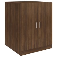 vidaXL Pesukonekaappi ruskea tammi 71x71,5x91,5 cm hinta ja tiedot | Kylpyhuonekaapit | hobbyhall.fi