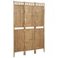 vidaXL 3-paneelinen tilanjakaja bambu 120x180 cm hinta ja tiedot | Sermit ja tilanjakajat | hobbyhall.fi
